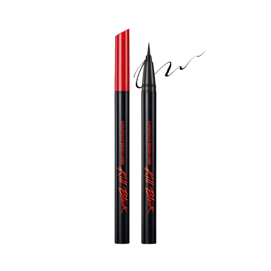 Da Ke Mat Clio Superproof Brush Liner Kill Black Mau Den