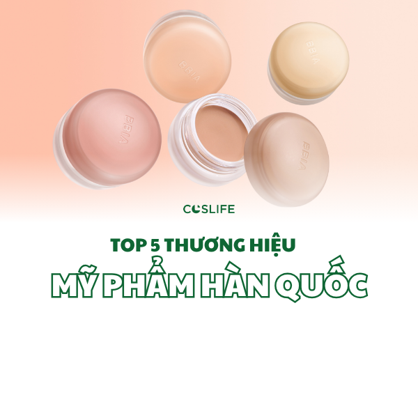 Top 5 Thuong Hieu My Pham Han Quoc Ban Chay Hien Nay